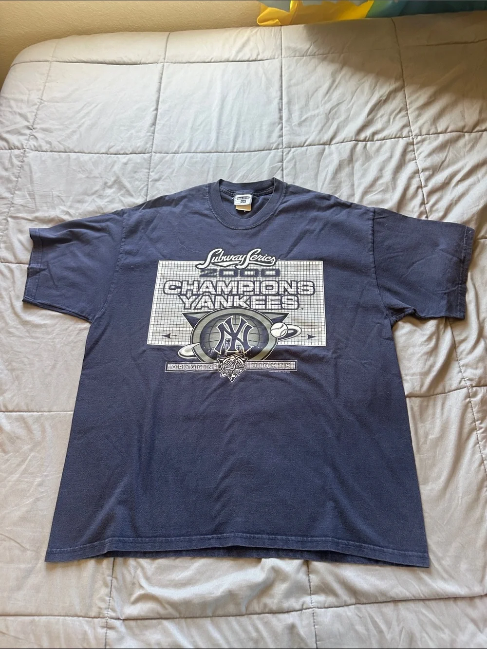 New York Yankees Navy Champion Graphic Tee